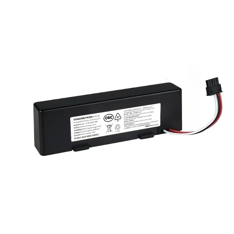 For 14.4V Li-Ion Battery for Xiaomi Mop 2S Mop Pro Mop P Compatible with Mijia STYTJ02YM XMSTJQR2S Vacuum Cleaner Robot Battery