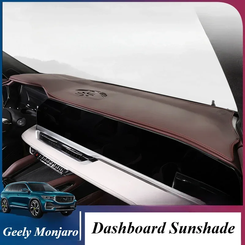 

For Geely Monjaro Xingyue L 3D Dashboard Sunshade Cover Center Console Car Styling Dash Mat Anti-slip Protective Pad Carpet