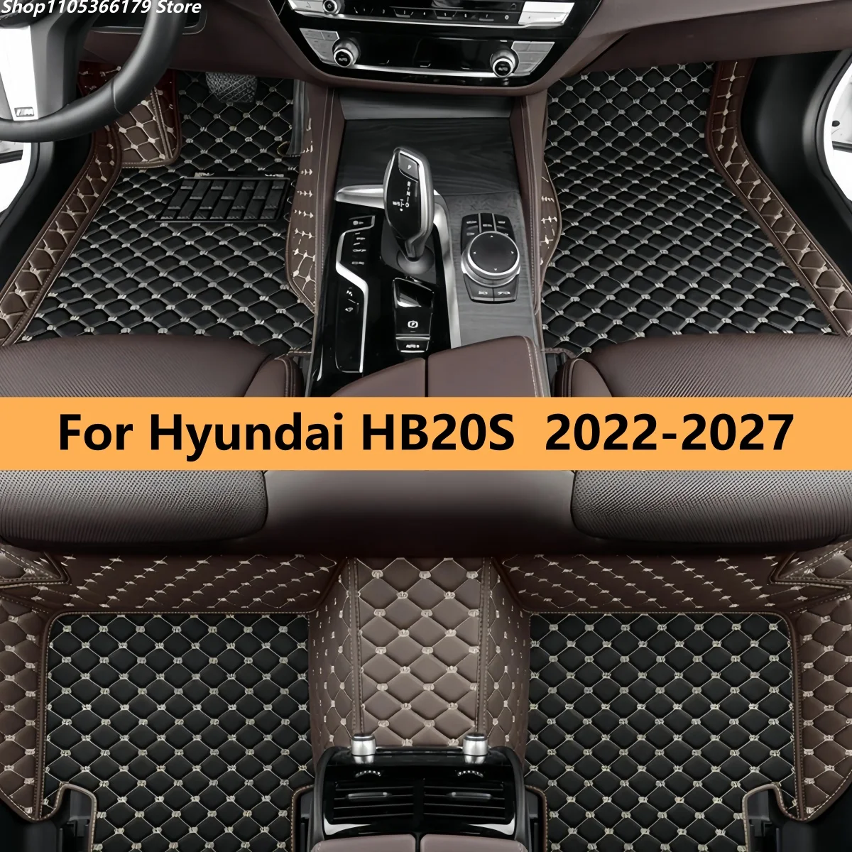 

Коврики из натуральной кожи на заказ для Hyundai HB20S 2022-2027 гг. — Аксессуары для интерьера автомобиля, покрытия для пола