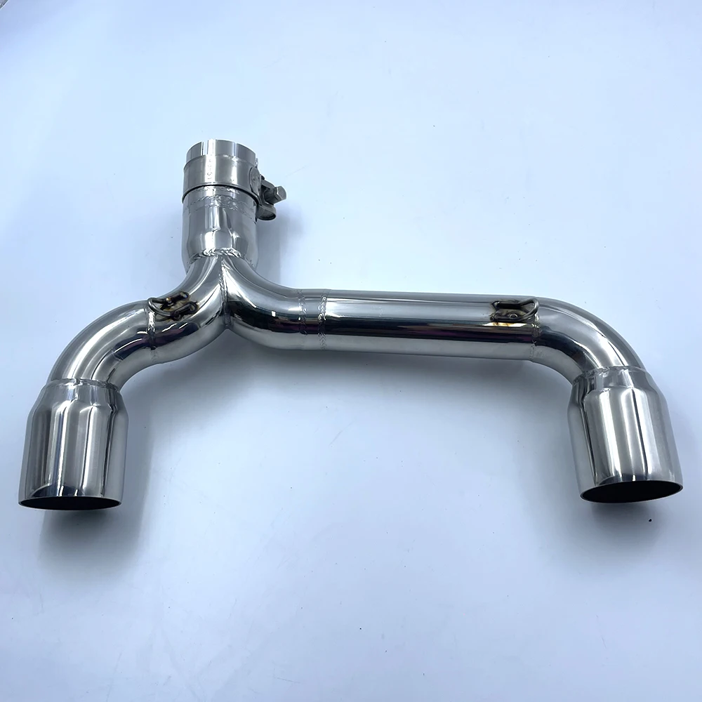 

Slip On For Suzuki GSR400 GSR600 BK400 BK600 Motorcycle Exhuast Escape Middle Link Pipe Left & Right Muffler Moto Carbon Fiber