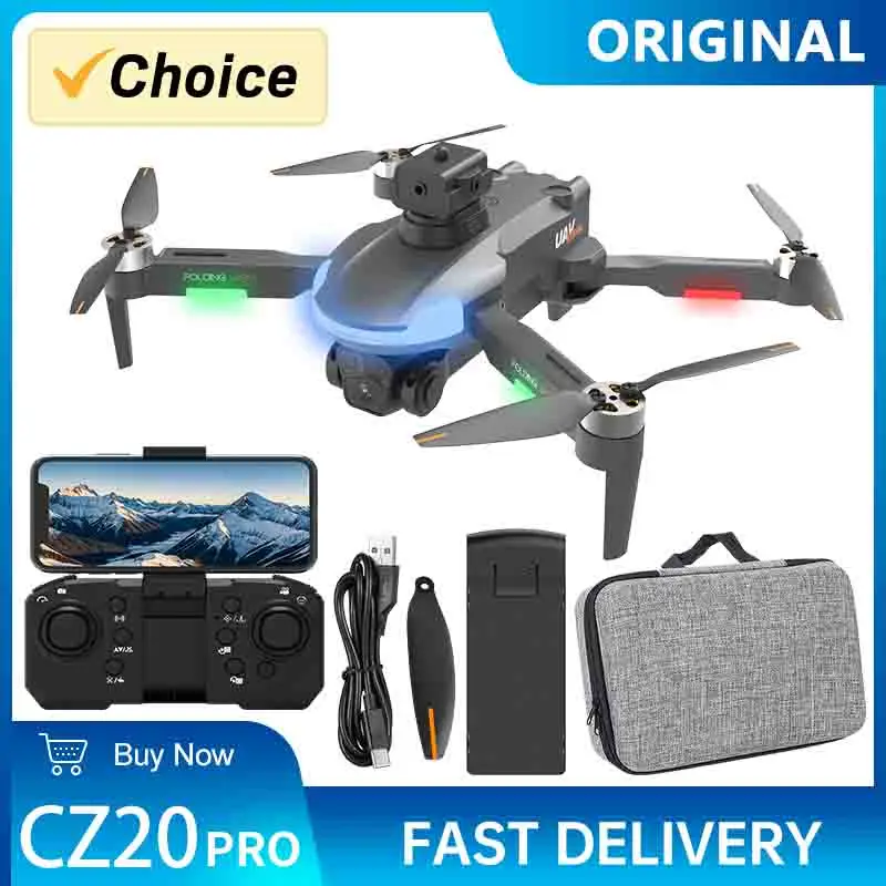 CZ20 Pro FPV Drone 8K Professional HD Camera Quadcopter Photography Obstacle RC Helicopter Aerial Aircraft Drone 2024 20km Toys