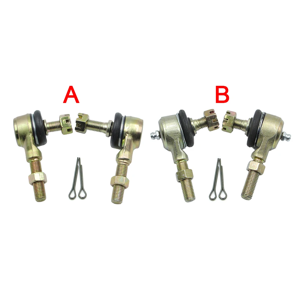 4pcs 10mm M10 Tie Rod End Kits Ball Joint For Chinese 50cc 70cc 90cc 110cc 125cc Kids ATV Buggy   Quad 4 Wheeler Go Kart Parts
