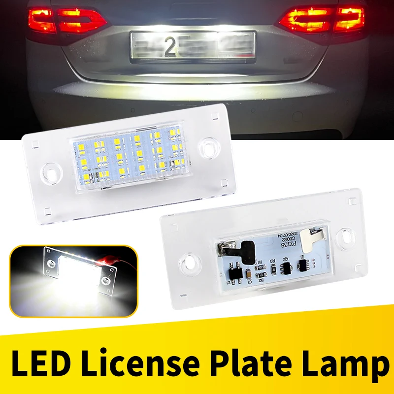 2 pces canbus livre de erros led placa de identificação traseira lâmpada de luz para audi a3 8l s3 2000-2003 a4 b5 s4 rs4 avant/komb/berlina 1999-2001