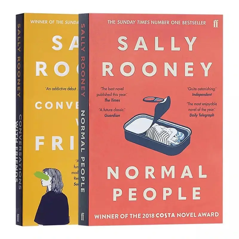 Sally Rooney Novel 2 Volume Set Chat Log Ordinary People English Libros Livros Livres Kitaplar Art