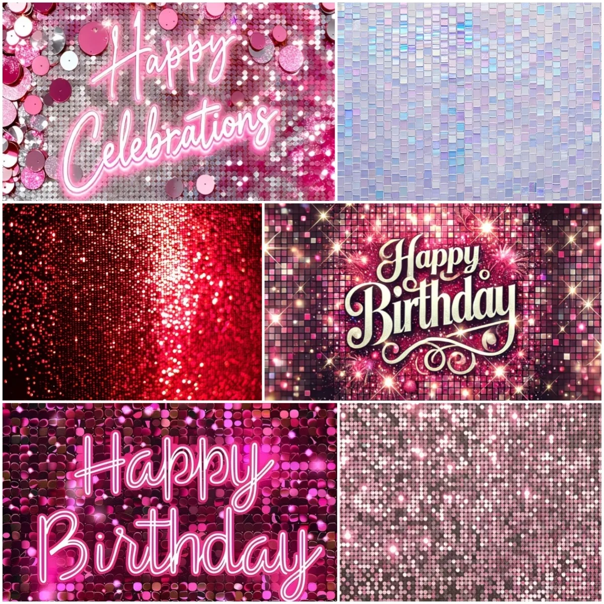 

Glitter Photography Backdrop Colorful Gold Silver Spot Sequins Shiny Background Wedding Birthday Party Decoration Photo Props