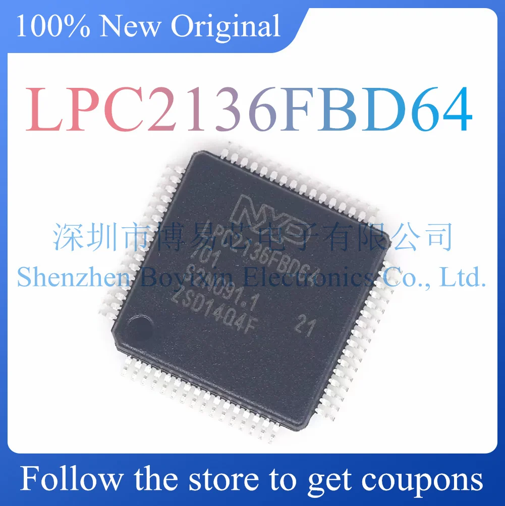 

NEW LPC2136FBD64/01.Original Product.Package LQFP-64