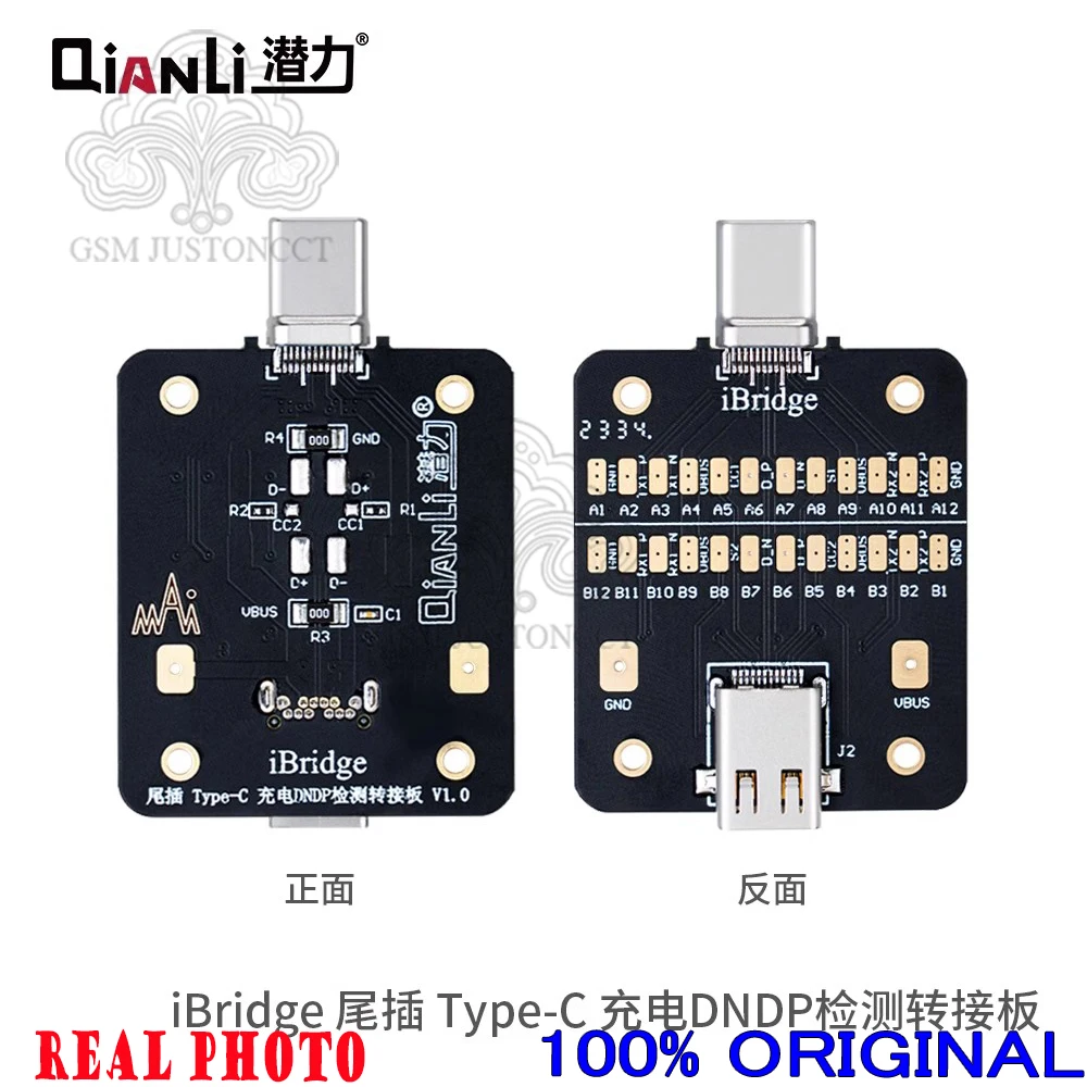 QianLi-iBridge Tail Plug Tester, Type-C, DNDP Detection, Epitaxial Board, Type-C