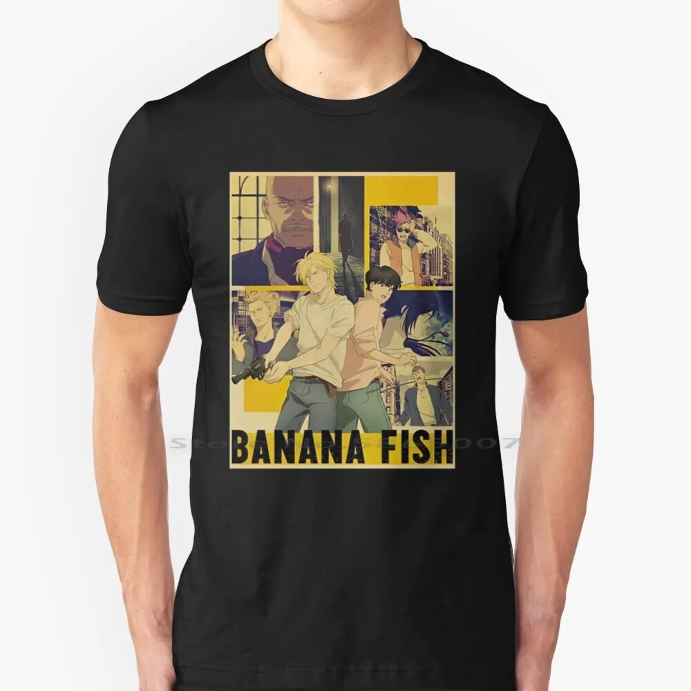 Banana Fish Inspection Time T Shirt 100% Cotton Banana Fish Anime Banana Fish Manga Ash Banana Fish Banana Fish Ash Akimi