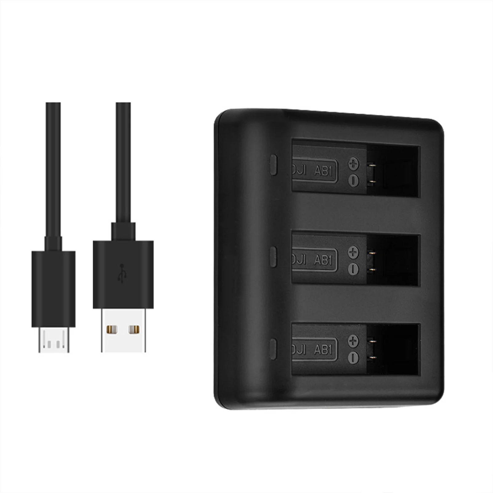 

For Camera Batteries Triple Usb Charging Device Smart Led Indicator Compatible With Osmo