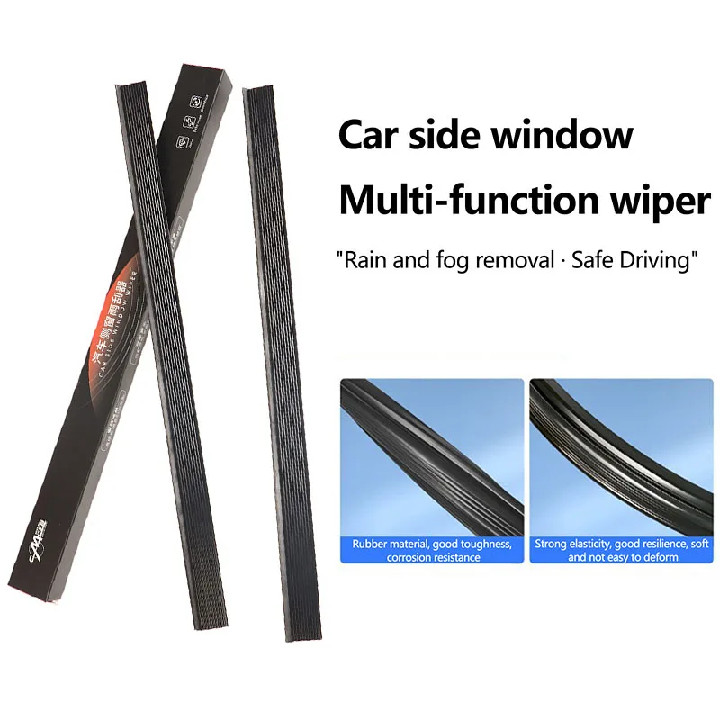 

Комплект из 2 универсальных щеток-стеклоочистителей для боковых окон автомобиля, аксессуары для удаления водяного тумана, инструмент для чистки окон
