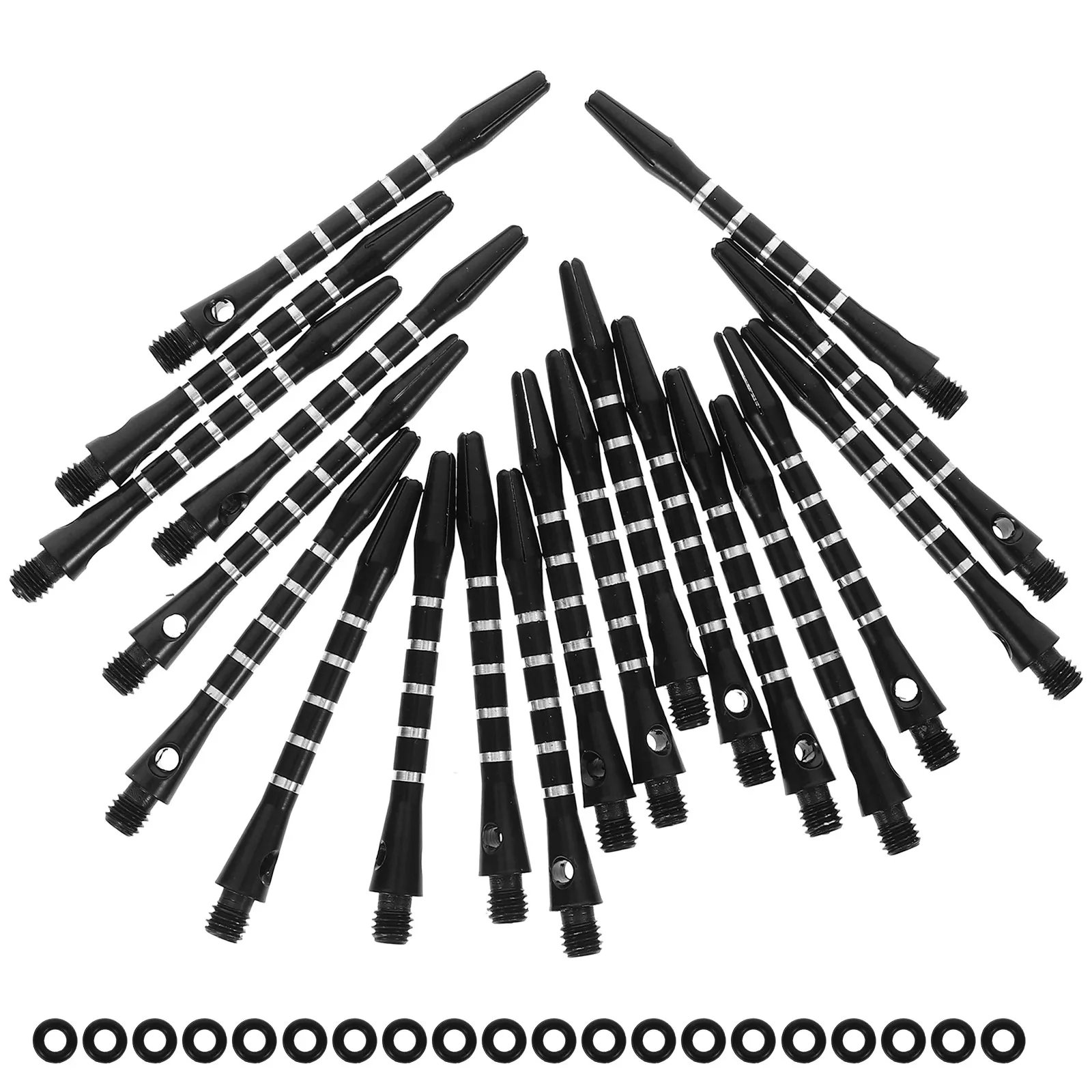 

20Pcs Flydarts Shafts Aluminium Alloy Standard 2Ba Screw Thread Professional Size Front Loaded Balance Long Life Alloy