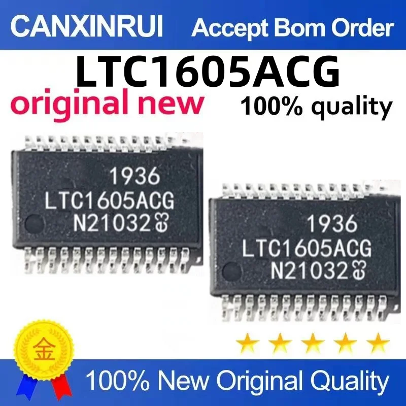 

LTC1605ACG Analog-to-Digital Converter Chip IC SSOP-28 Package Quality Assurance Welcome to consult