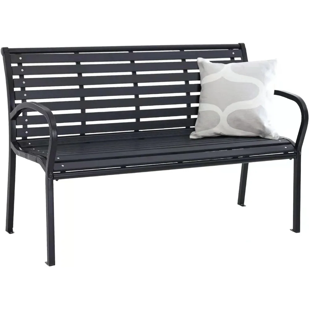 Garden Bench 3 Seat, All Weather and Water-resistant, Making It Fade-resistant, Outdoor Bench