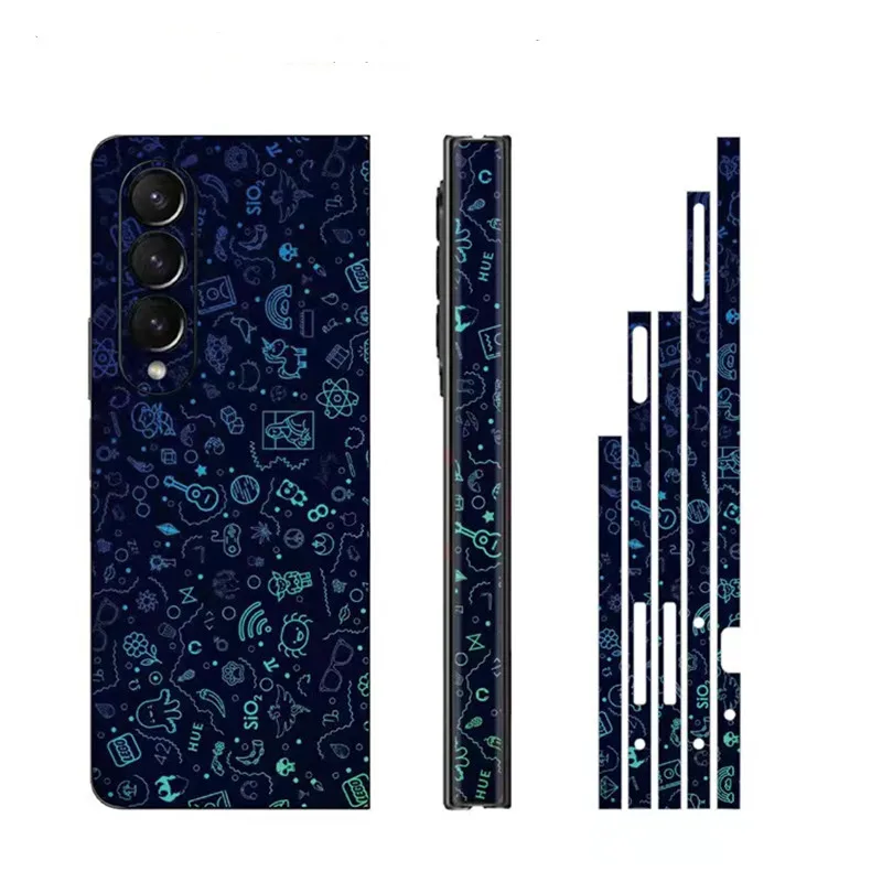 Pellicola protettiva Full Body 3M per Samsung Galaxy Z Fold 6 7 5 Adesivi opachi antigraffio Cover posteriore in pelle per Galaxy Z Fold4 3 2