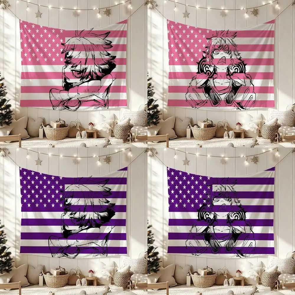 Cleaners RUDO Anime G-GachiakutaS Flags Wall Hanging Background Art Banner for Bedroom Home Outdoor Decor