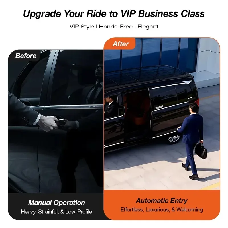 Hot Sale Automatic Electric Power Sliding Door System Conversion Kit for Commercial Van MPV Minibus Retrofit With Remote