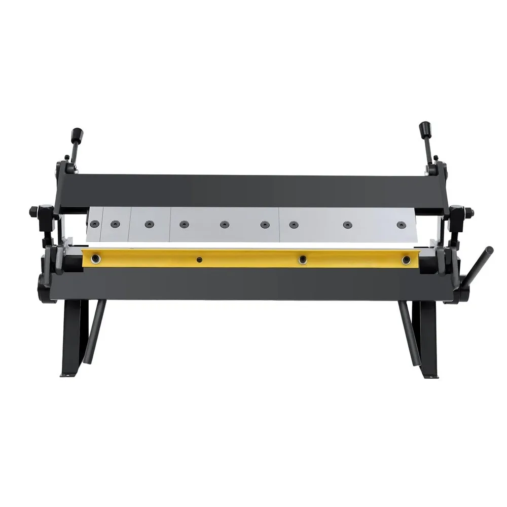 24 Inch Pan and Box Brake Portable Sheet Metal Brake with Removable Fingers 0 135° Floor Standing Metal Brake Bender