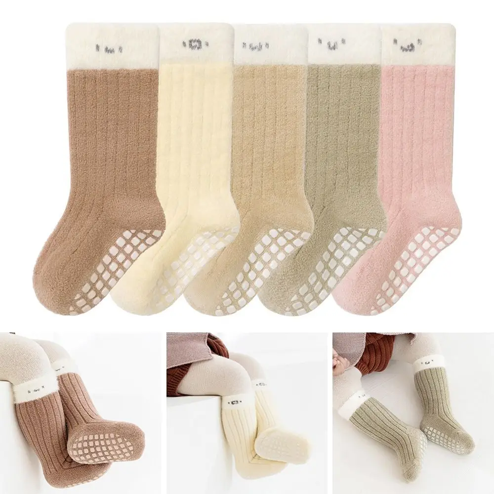 

Модные зимние детские носки, теплые мягкие детские носки, утепленные носки с милыми героями мультфильмов для малышей, для мальчиков и девочек