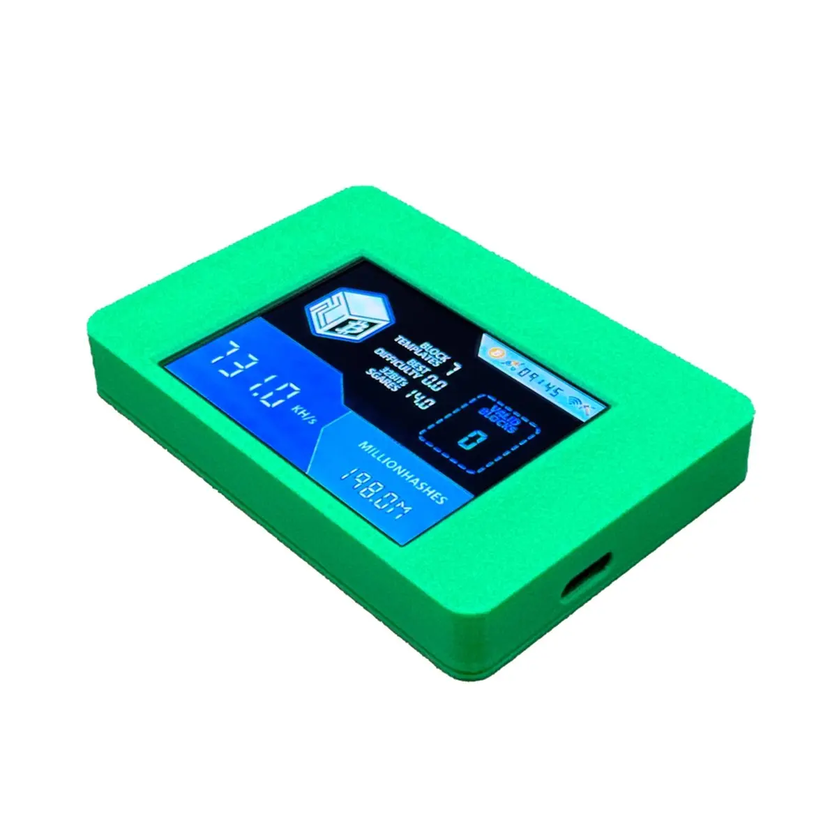 -[T562C Digital]735Kh/S BTC Solo Miner NerdMinerV2NMMiner 2.8 Inch Smart Touch Screen Upgraded Bitcoin Crypto Miner for Home