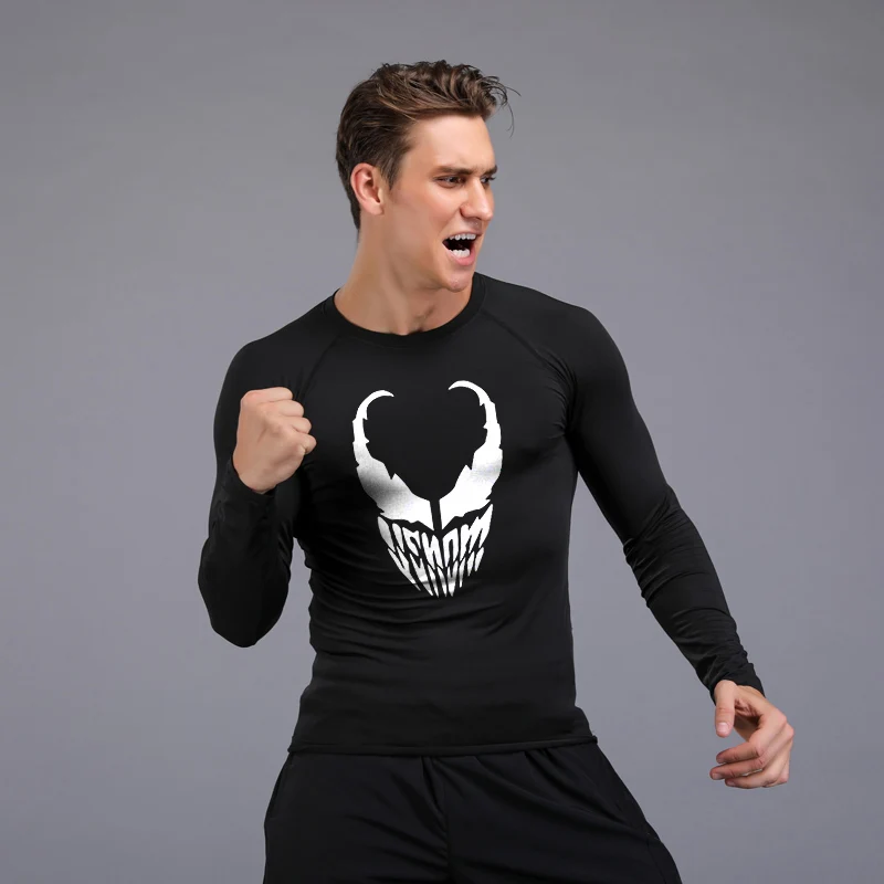 Men Clothing Sportswear Gym Fitness Compression Suits Running Set Sport Outdoor Jogging Quick Dry Tight  3 Piece Set Rashguard