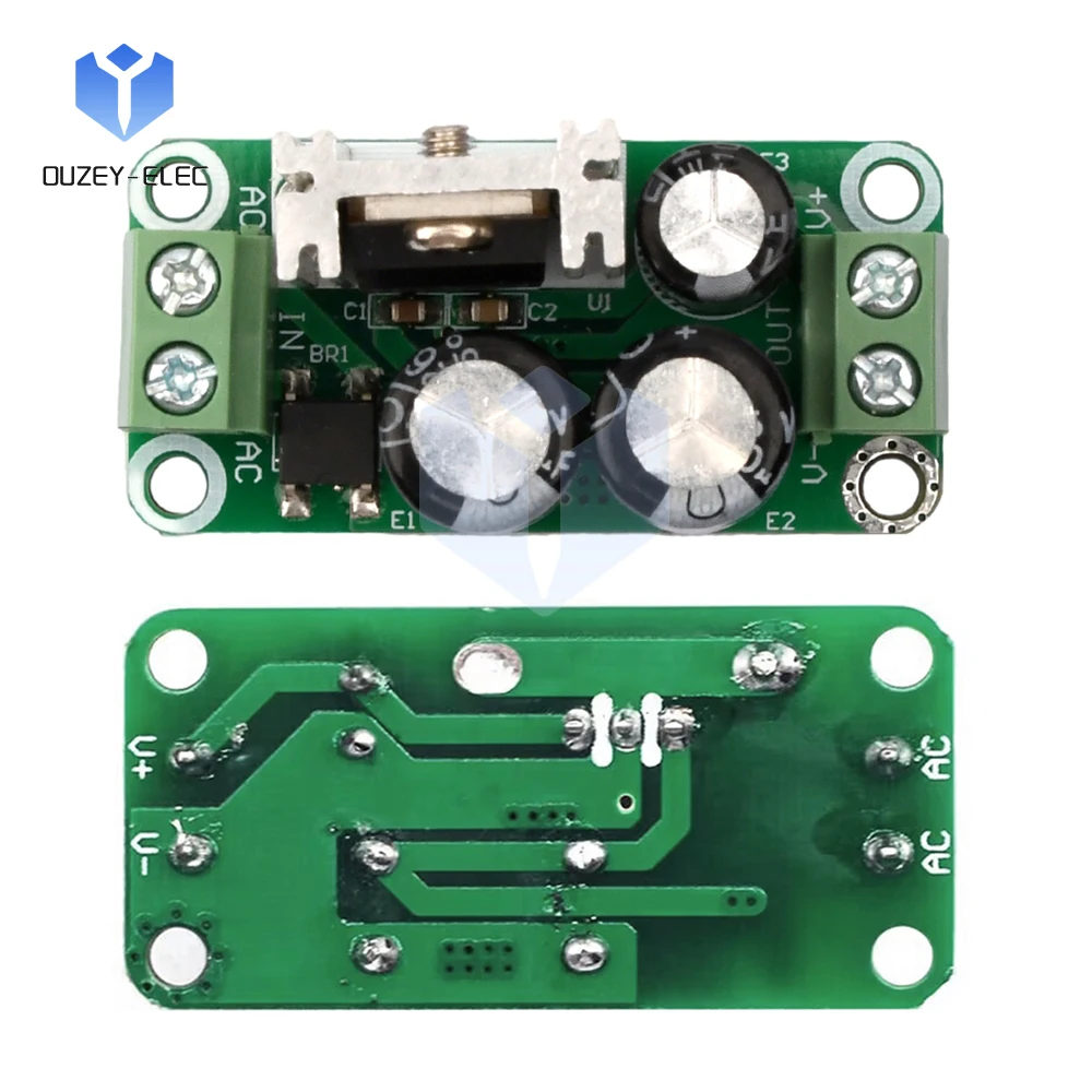 Unique R￩gul￩ Module D'alimentation Redresseur Filtre Conseil pour Amplificateur Audio DC 5V 6V 9V 12V 15V 18V 24V