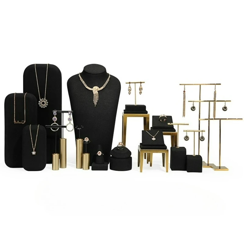 

Jewelry necklaces, showcase props, jewelry display racks, rings, earrings, bracelets, live streaming display props