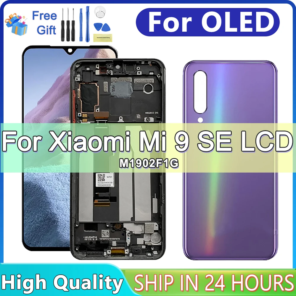 

5.97" Amoled For Xiaomi Mi 9 SE LCD Screen Replacement Display For Xiaomi Mi9 SE Mi 9SE With Fingerprint M1903F2G LCD