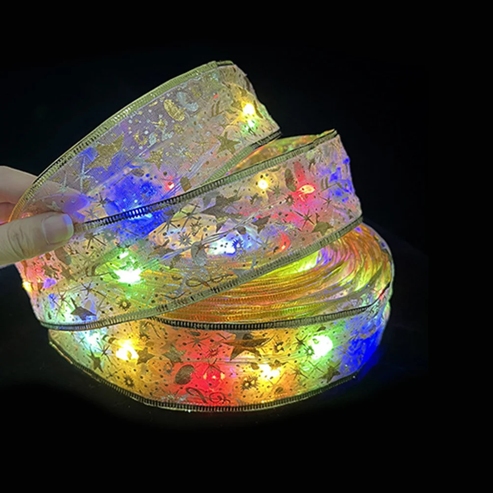 

Christmas LED Ribbon String Light 5M Bendable PVC Decorative Light for Xmas Tree Party Festival Holiday Warm Atmosphere Decor