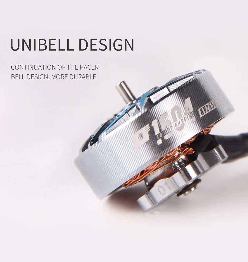 4PCS T-MOTOR P1604 KV2850 6S/KV3800 4S Bürstenlosen Motor 1,5mm Welle 9*9mm Löcher Für RC FPV Freestyle 3,5 zoll Sub 250g Drone – Detail 3