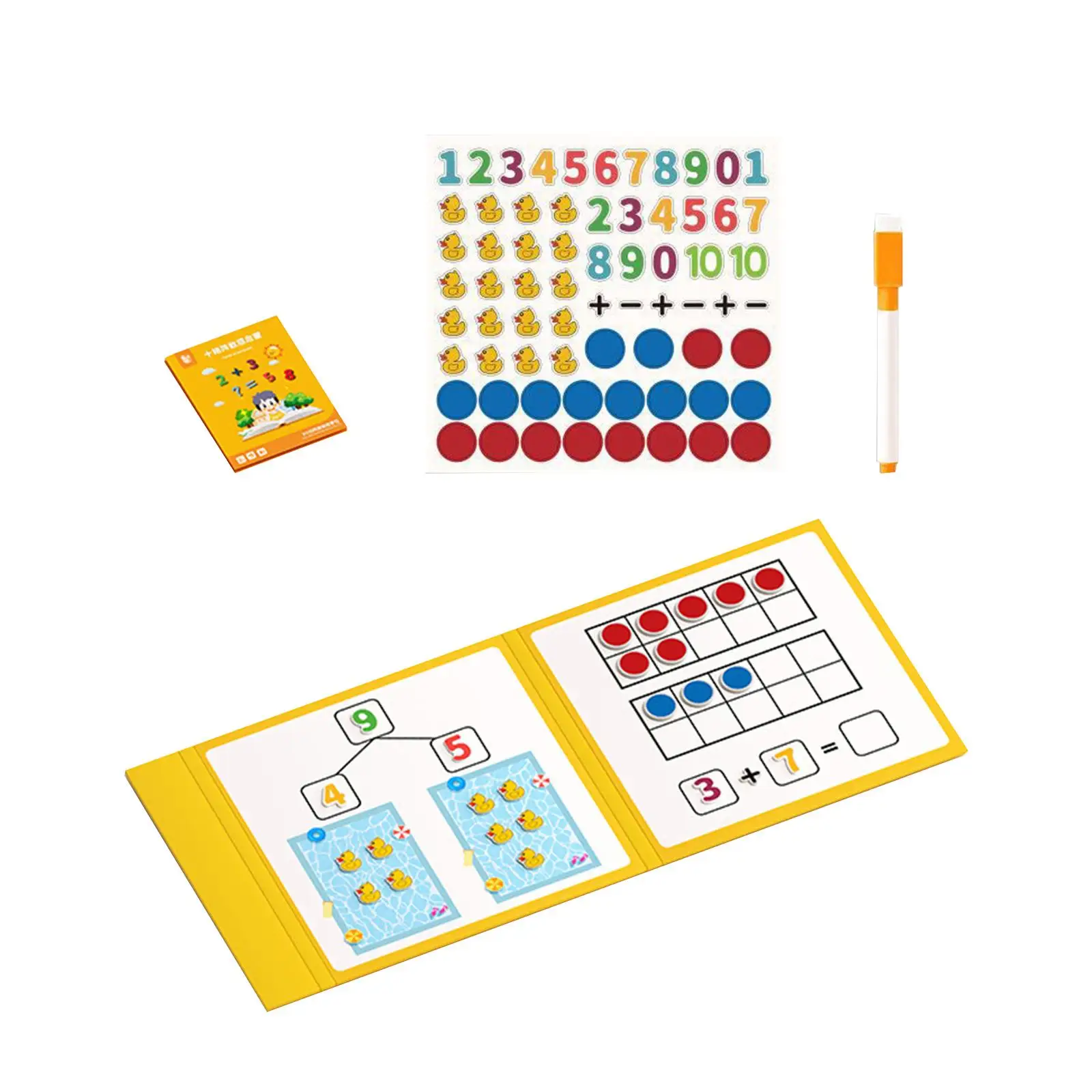 Math Manipulatives Toys Arithmetic Learning Preschool Manipulatives Number Learning Counting for game Decor Role Play