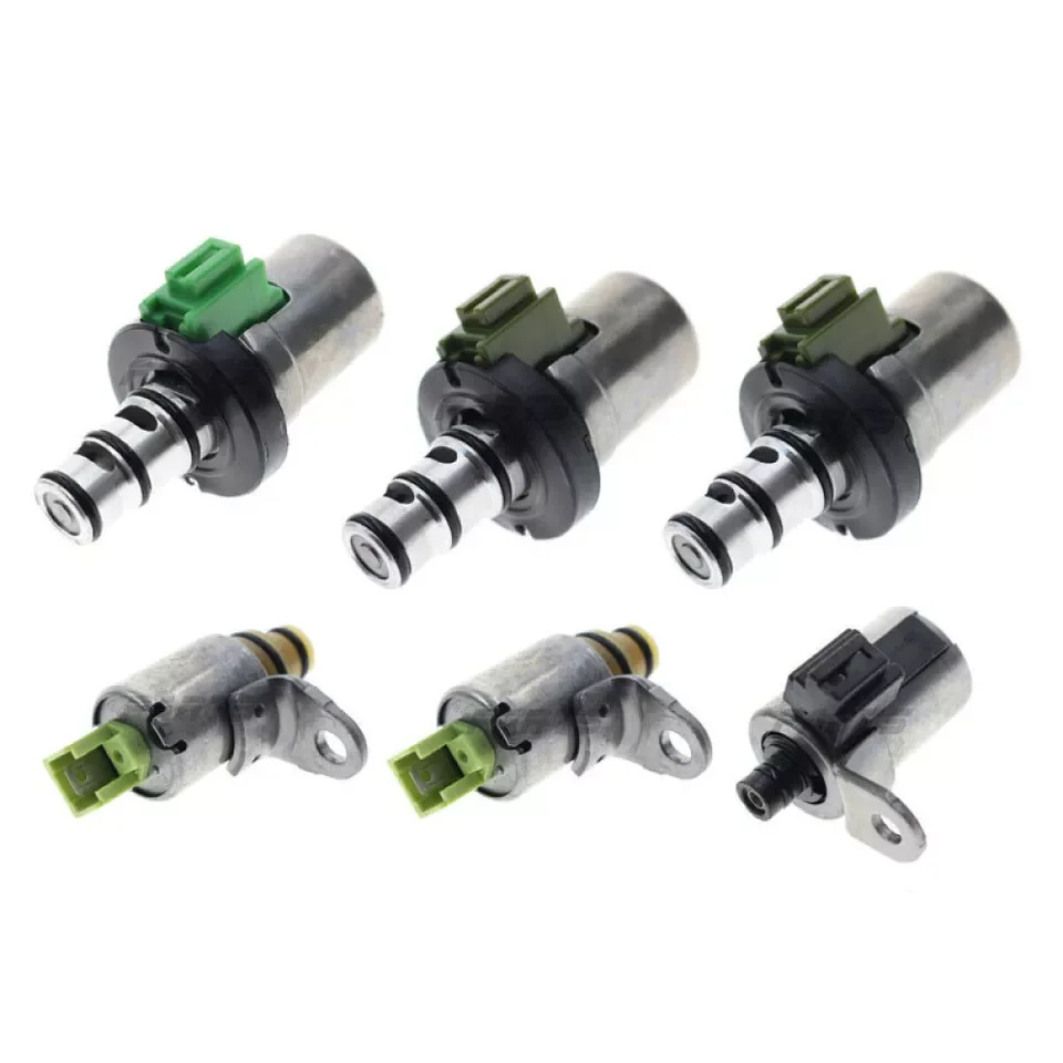 Juego de solenoides de transmisión 4F27E para Ford Focus Mazda 2 3 5 6 CX-7 Shift A & B EPC PWM solenoides 6 uds FN4A-EL remanufacturado