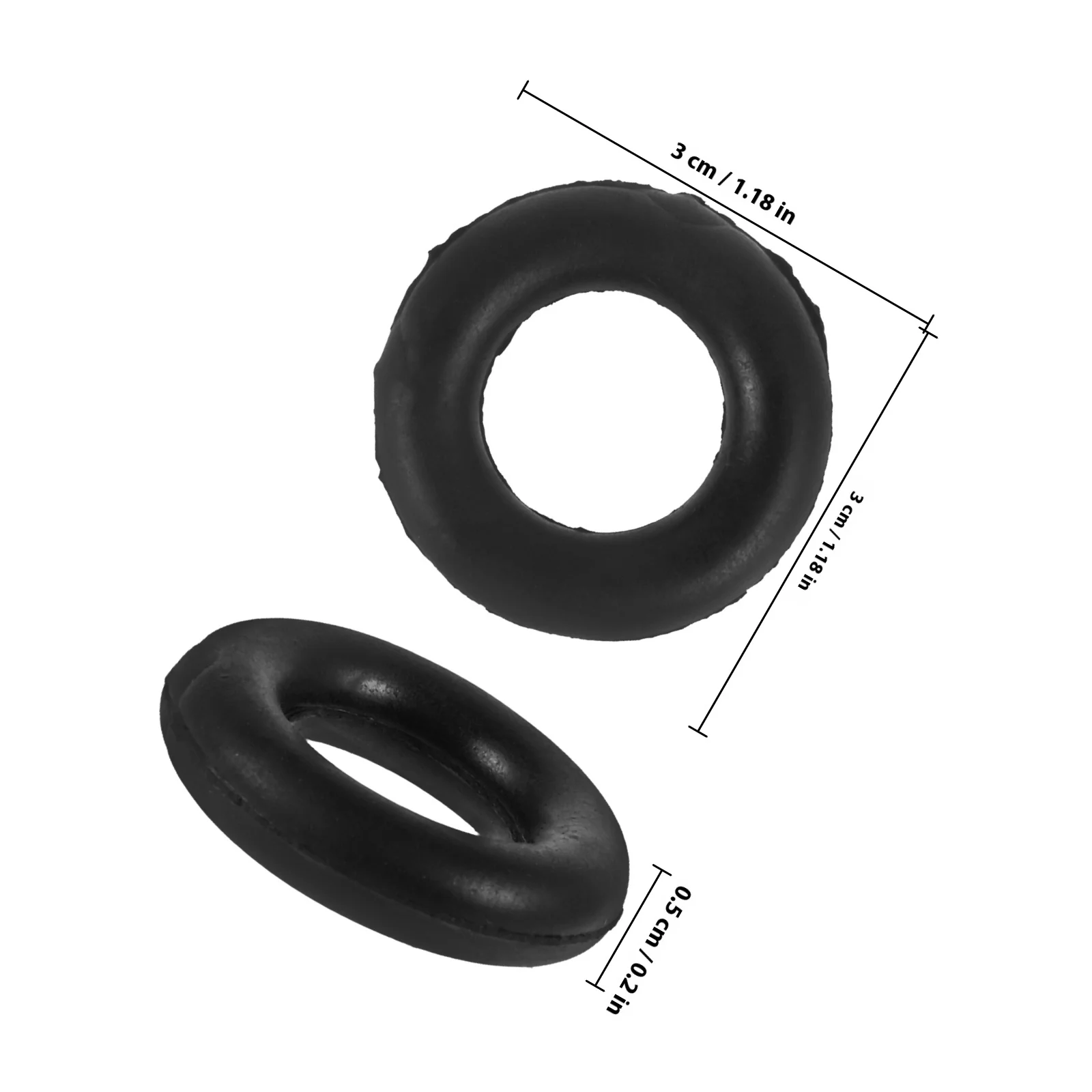 Bobina de viento para hilo de máquina de coser, accesorios de anillo de goma, 5 uds.