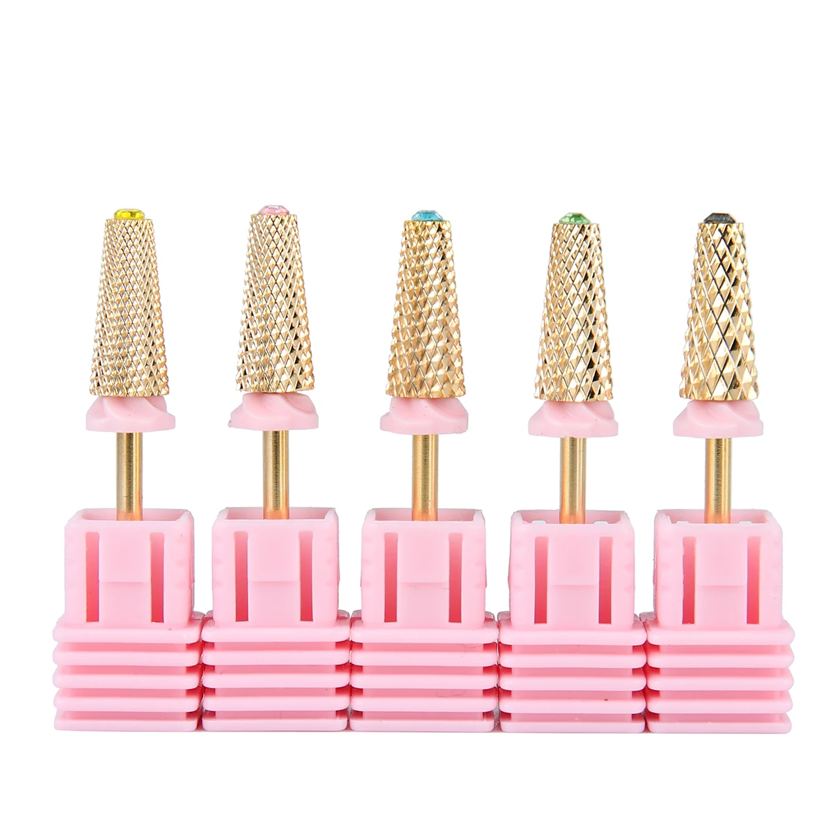 1pc Golden Manicure Grinding Head For Quick Removal of Acrylic Or Nail Gel with a 3/32" Shank Suitable for Manicure and Nail Art