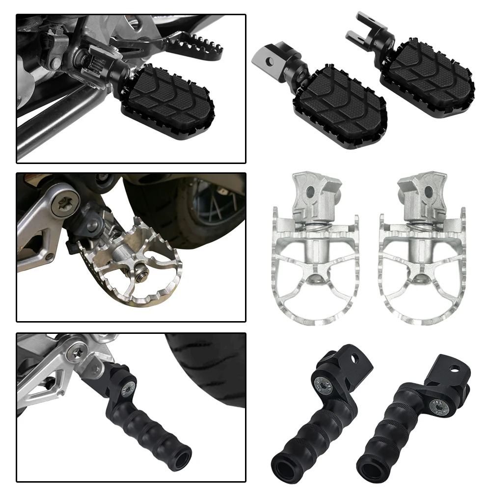 Motorcycle Lowering Foot Pegs For BMW R1250GS ADV LC R1200GS GS R1250 2013-2023 Pedal Rotatable Adjustable Footrests Footpegs