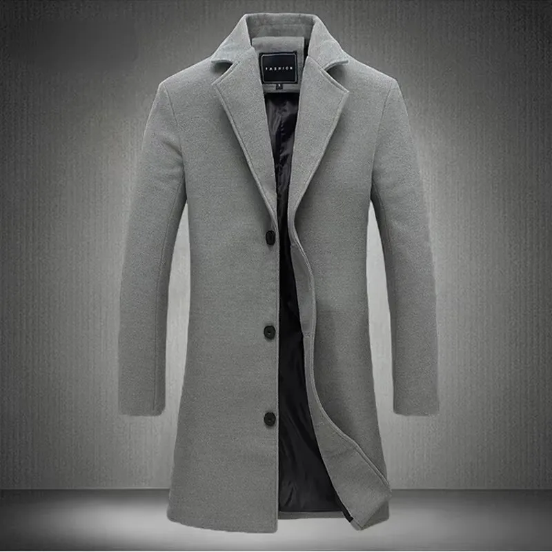 Colors Autumn New Long Cotton Coat