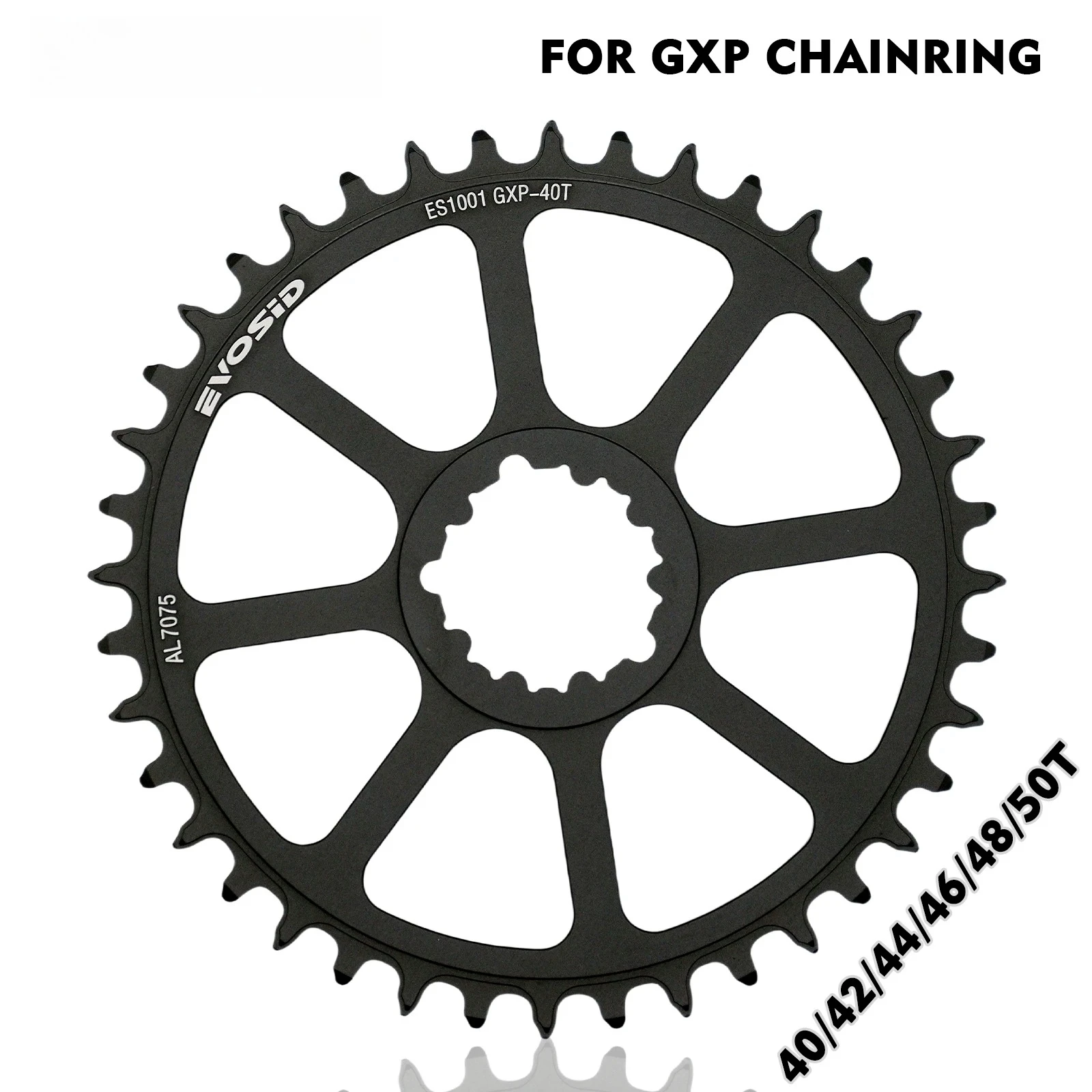 

Road Bike 40 42 44 46 48 50T Ultralight Directly Install Narrow Wide Teeth Single Chainwheel 3mm Offset for GXP Crank