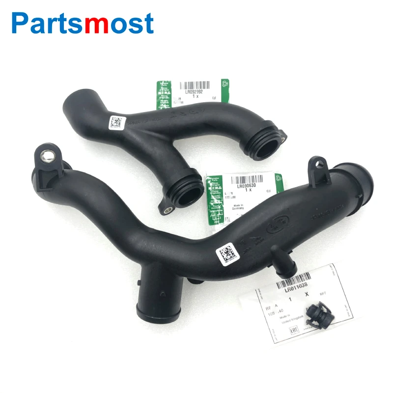 

3.0L V6 5.0L V8 PETROL WATER OUTLET TUBE THERMOSTAT HOSE FOR DISCOVERY 4 RANGE ROVER SPORT VELAR LR090630 LR092992 PLUG LR011038