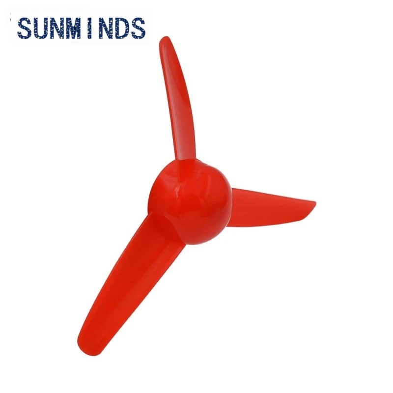 Remo de tres hojas de Color, modelo de 80mm, materiales de tecnología para hacer modelos, accesorios eléctricos de paleta de aire, orificio de 2mm