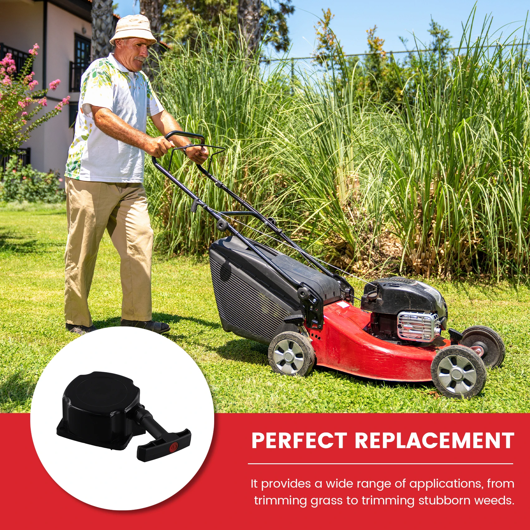 

Classy-CG430 CG520 Easy Starter With Pulley For TL43 TL52 1E40F-5 1E44F-5 Grass Trimmer Cutter Weed Eater Low Pawl Starter