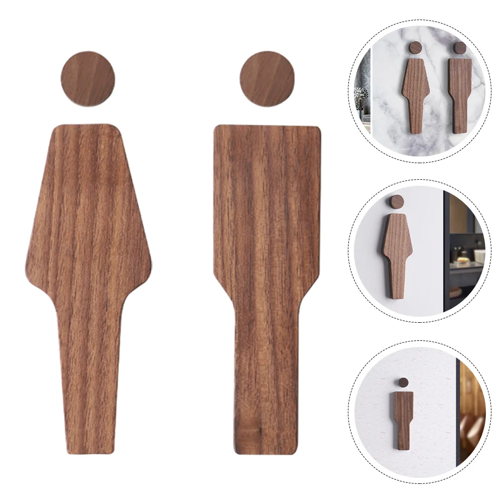 

Flush Only Toilet Paper Bathroom Sign Door Identification Plate Universal Funny Signs Wooden
