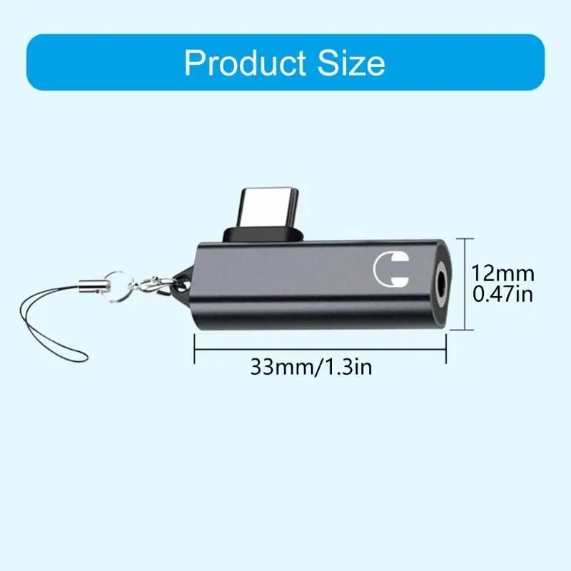 R53C USB نوع C إلى 3.5 مللي متر أنثى مقابس سماعة الرأس محول USB C إلى Auxs محول الصوت للهاتف 16 15 #6