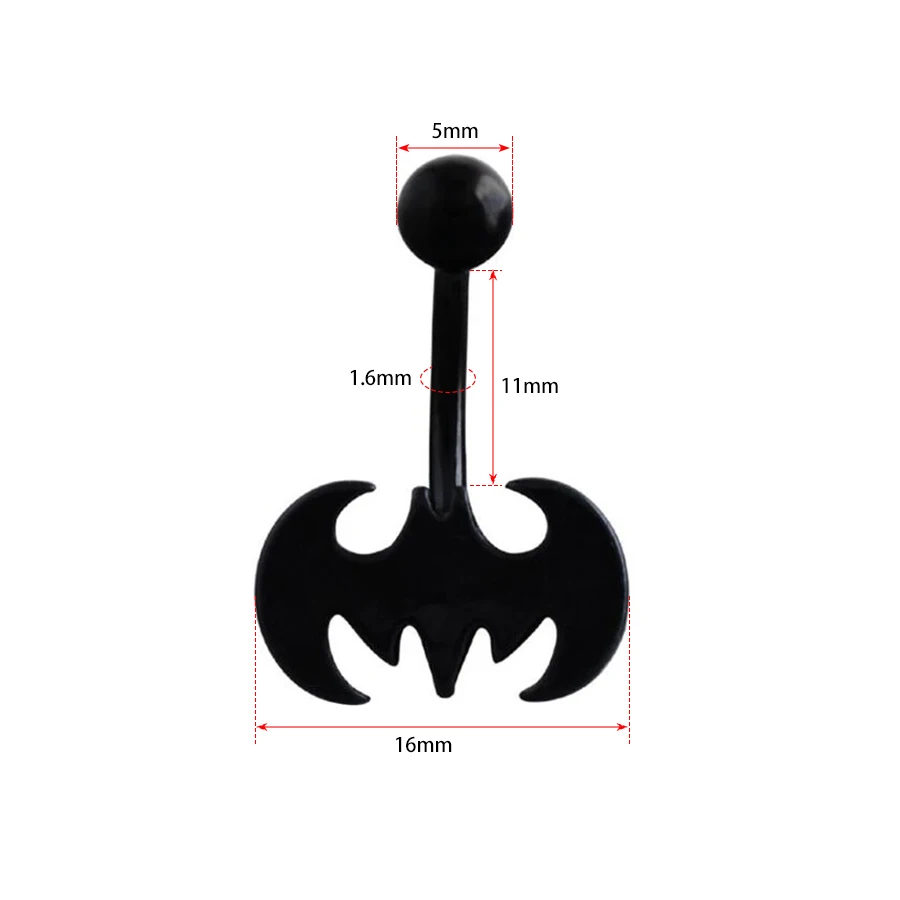 1P Cowl body piercing 316L Surgical Steel Blue Bellyring Fashion Navel Rings Dangle for Women Belly Piercing