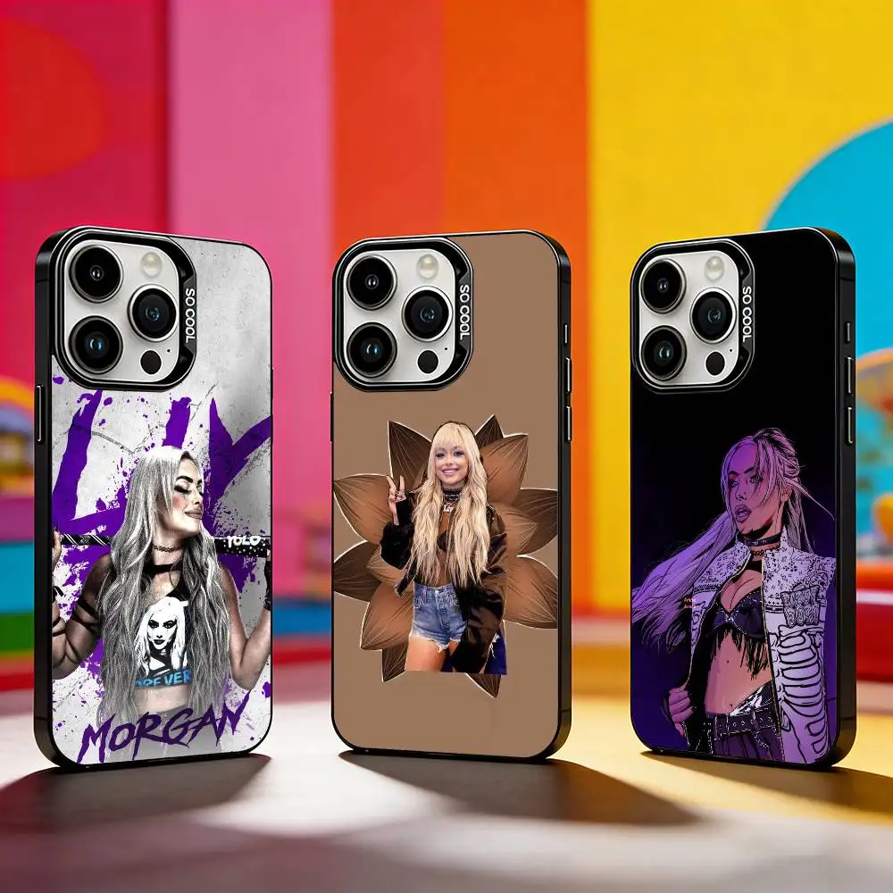 

L-Liv M-Morgan Phone Case For iPhone 17,16,15,14,13,12,11 Plus,Pro Max,XS,Colored silver phone case