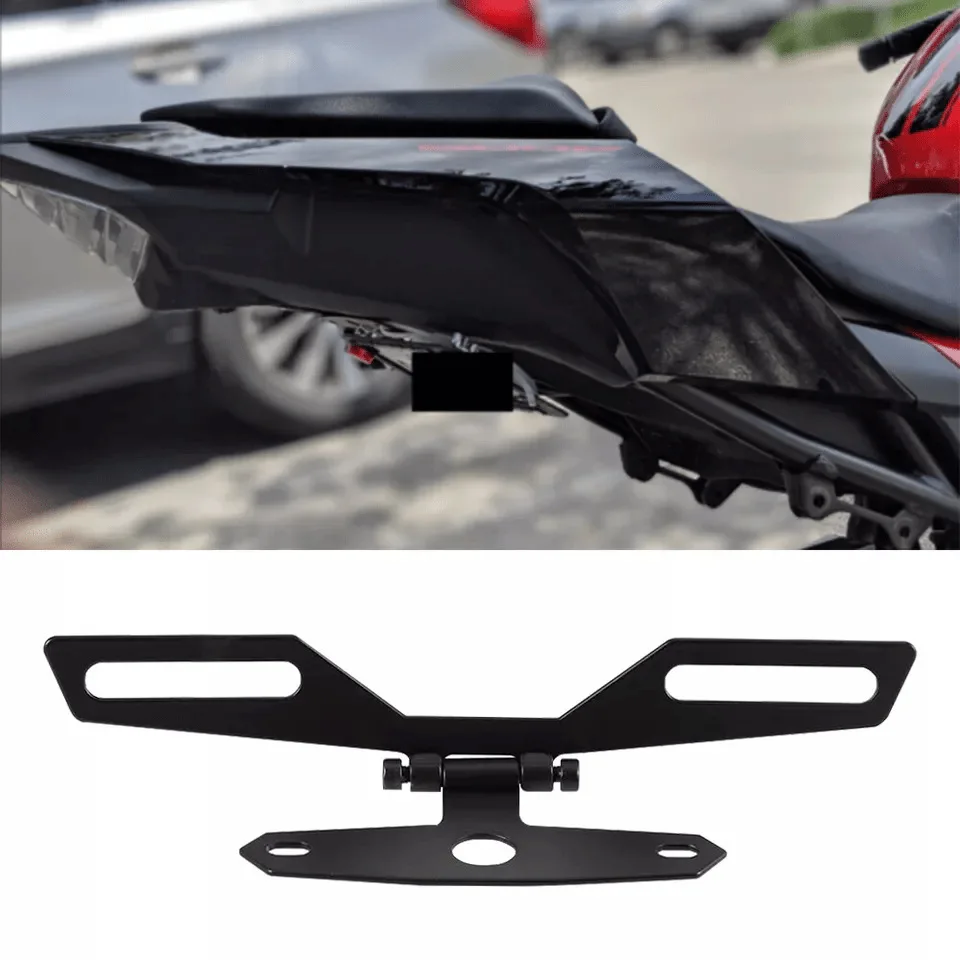 Motorcycle Parts Modification Universal Foldable Taillight Bracket License Plate Light License Plate Light Fixing Bracket