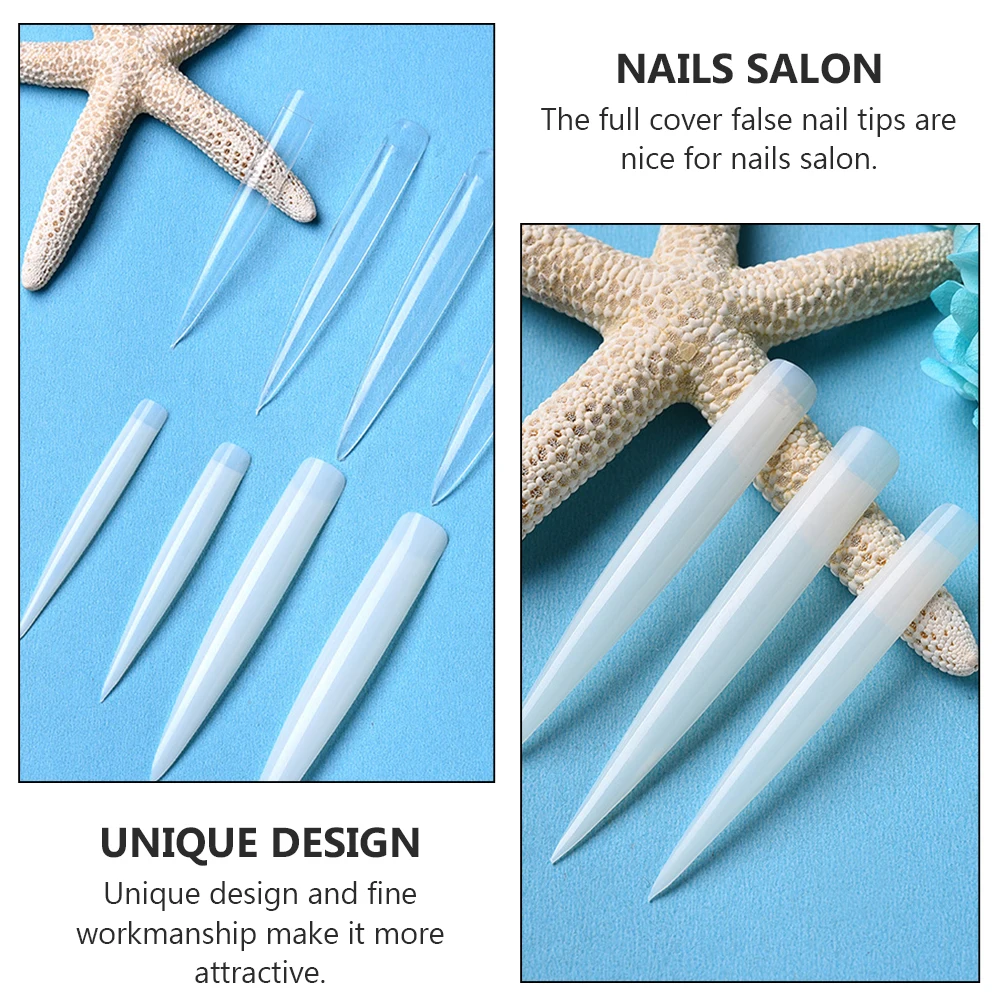 

120pcs Artificial Nail Pieces Women Manicures Natural Abs Durable Safe Fashion Unique Design Full Cover False Nails Tips Salon