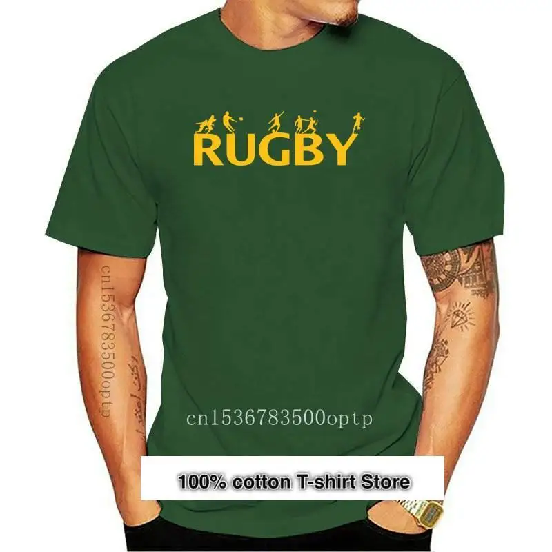 Camiseta de foushion para hombre, Camiseta de Rugby de manga corta de algodón, ropa alta, nueva