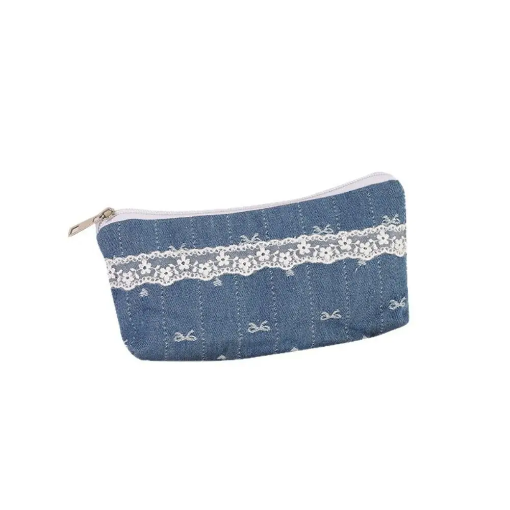 INS Floral Print Pen Bag Large Capacity Multifunctional Stationery Bag Pen Box School Office