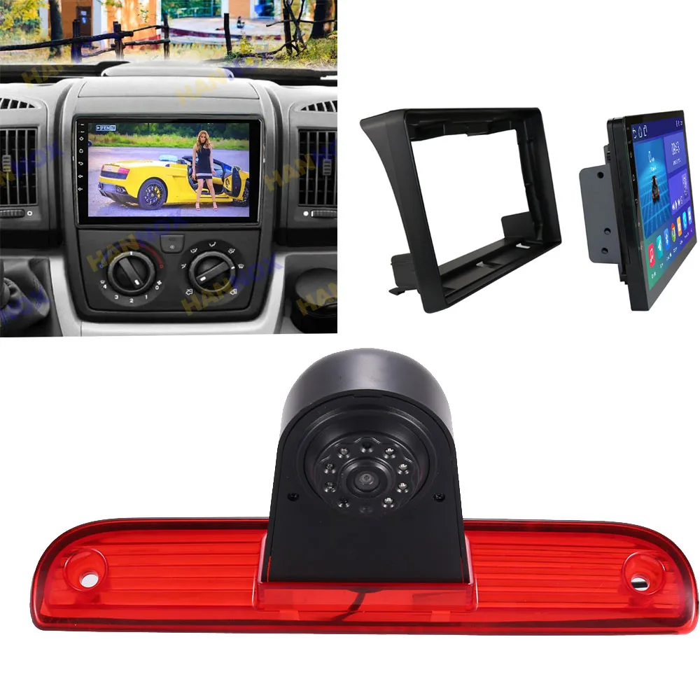 9“Android car radio with Bluetooth CarPlay GPS Navigation+HD reverse camera for Fiat Ducato PEUGEOT Boxer CITROEN Jumper