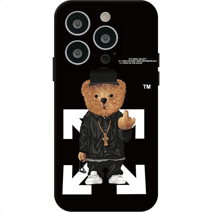 

Cool Case Compatible with iPhone 16 pro maxDesign for Boys Funny Aesthetic Soft Silicone Gel Rubber Shockproof Cover Full Body