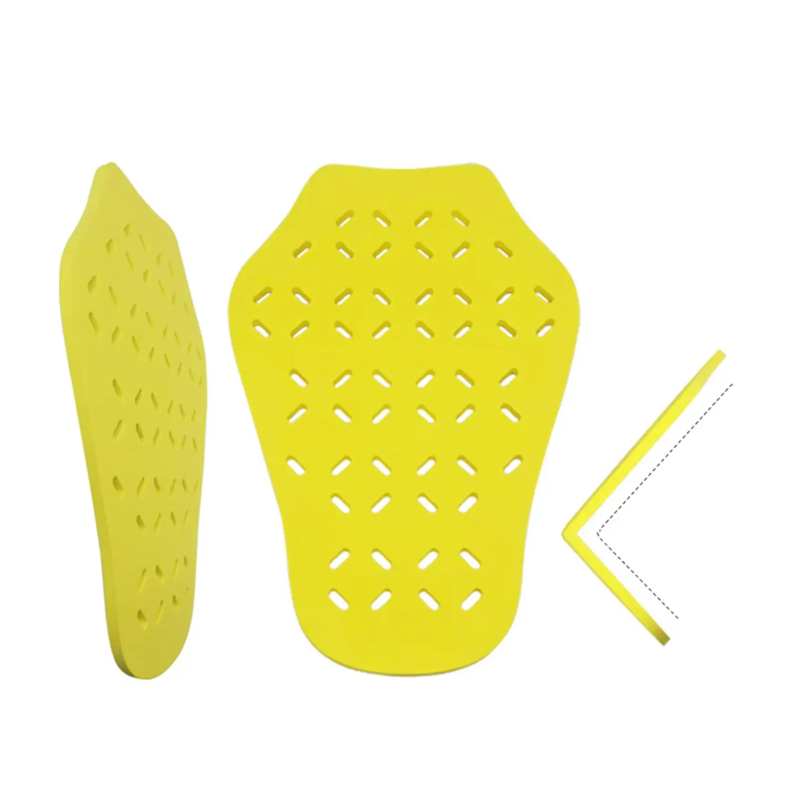 5Pcs Armor Pads EVA Protective Biker Gear Shock Absorption Motorcycle Protector Insert for Motorcycle Street Biker Jackets